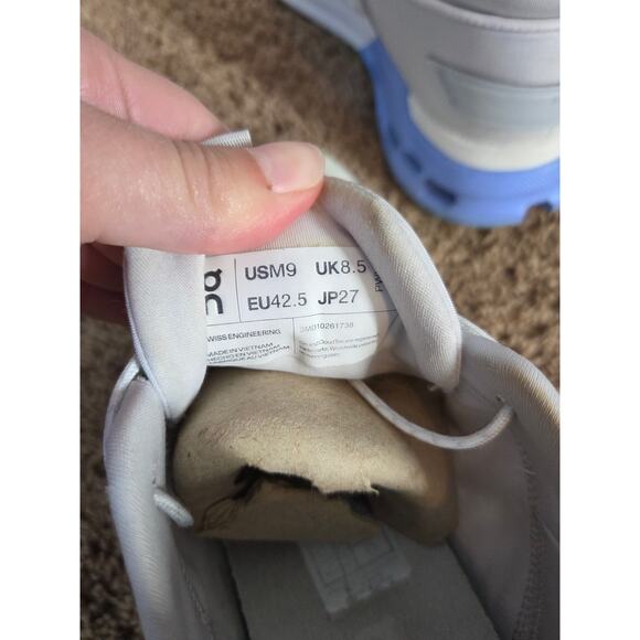 on running cloudnova flux trainers on clouds womens running sneakers white 9 - Picture 5 of 8